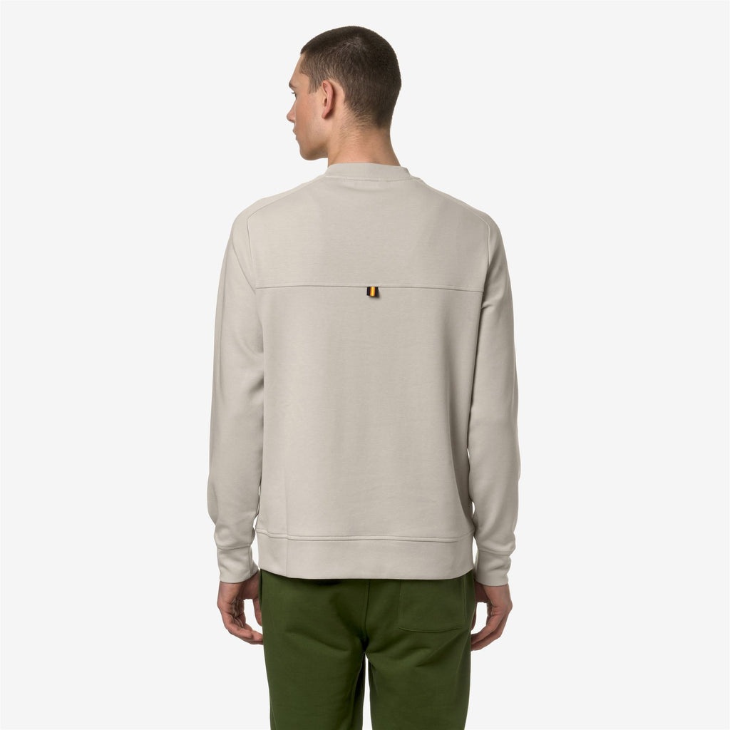 Fleece_MAN_MEDINE INTERLOCK_Jumper_BEIGE LT - Commercial 6