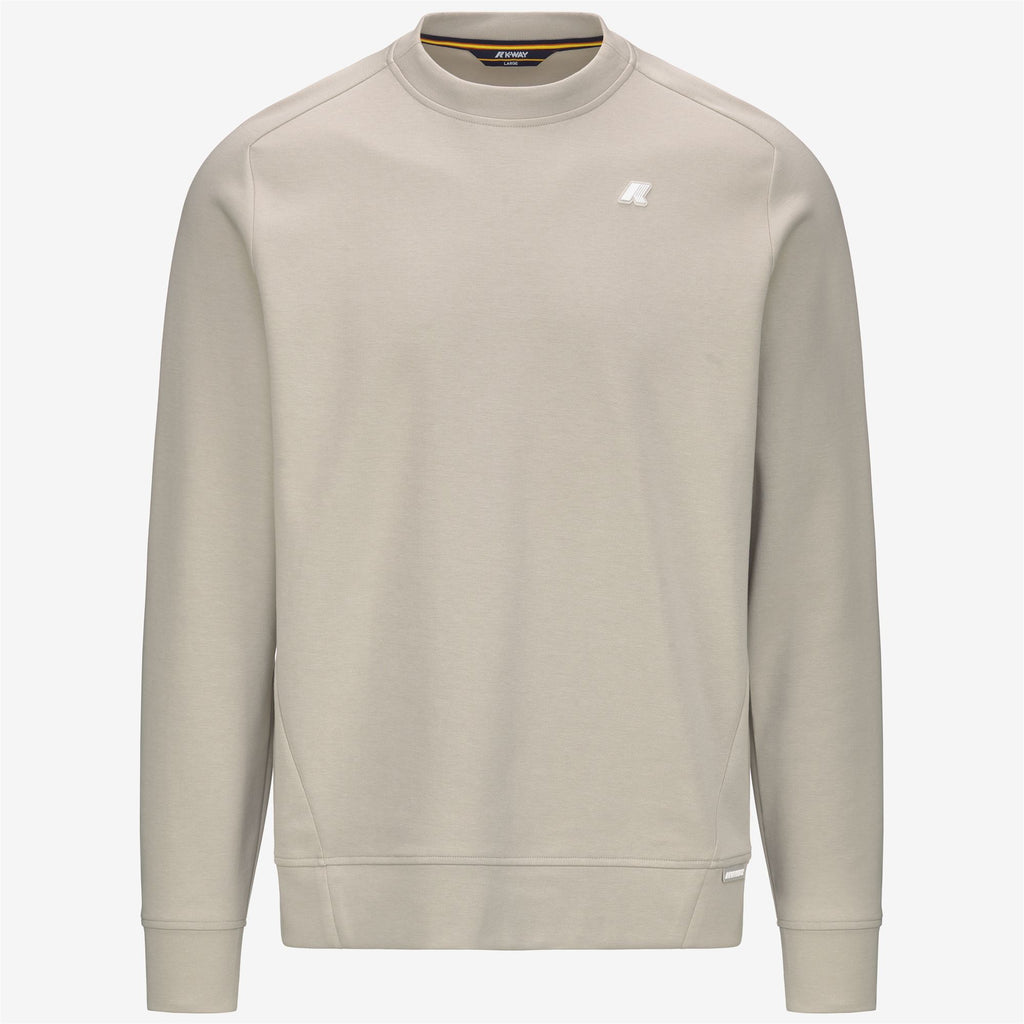 Fleece_MAN_MEDINE INTERLOCK_Jumper_BEIGE LT - Commercial 1
