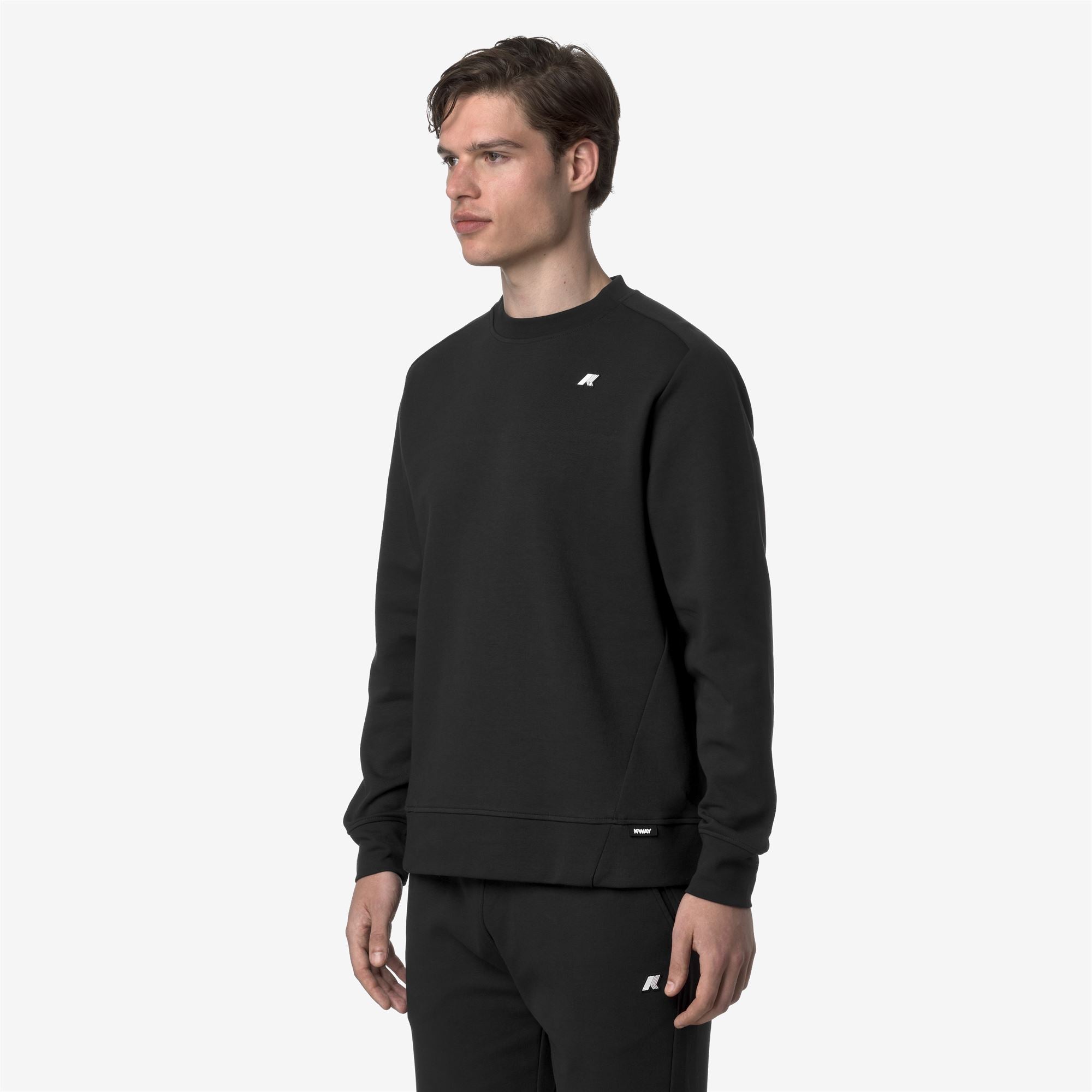Fleece_MAN_MEDINE INTERLOCK_Jumper_Black Pure - Commercial 5