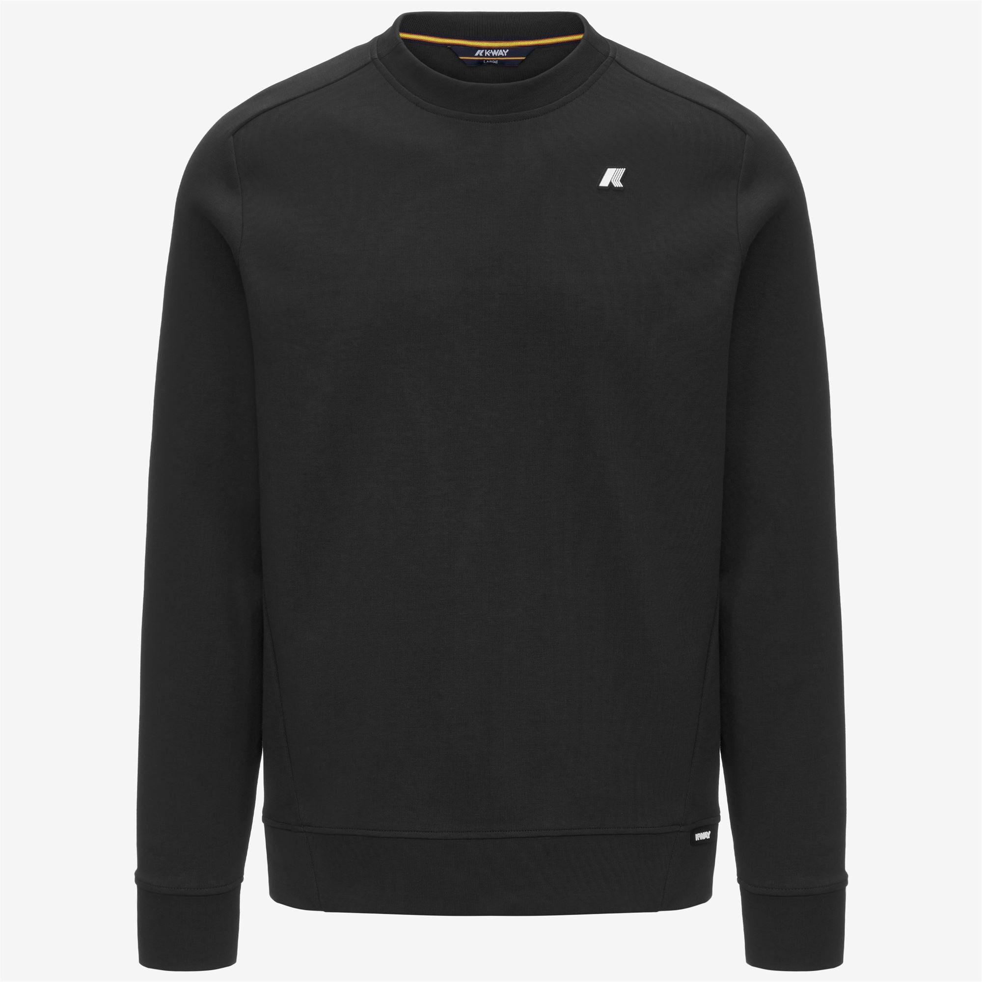 Fleece_MAN_MEDINE INTERLOCK_Jumper_Black Pure - Commercial 1