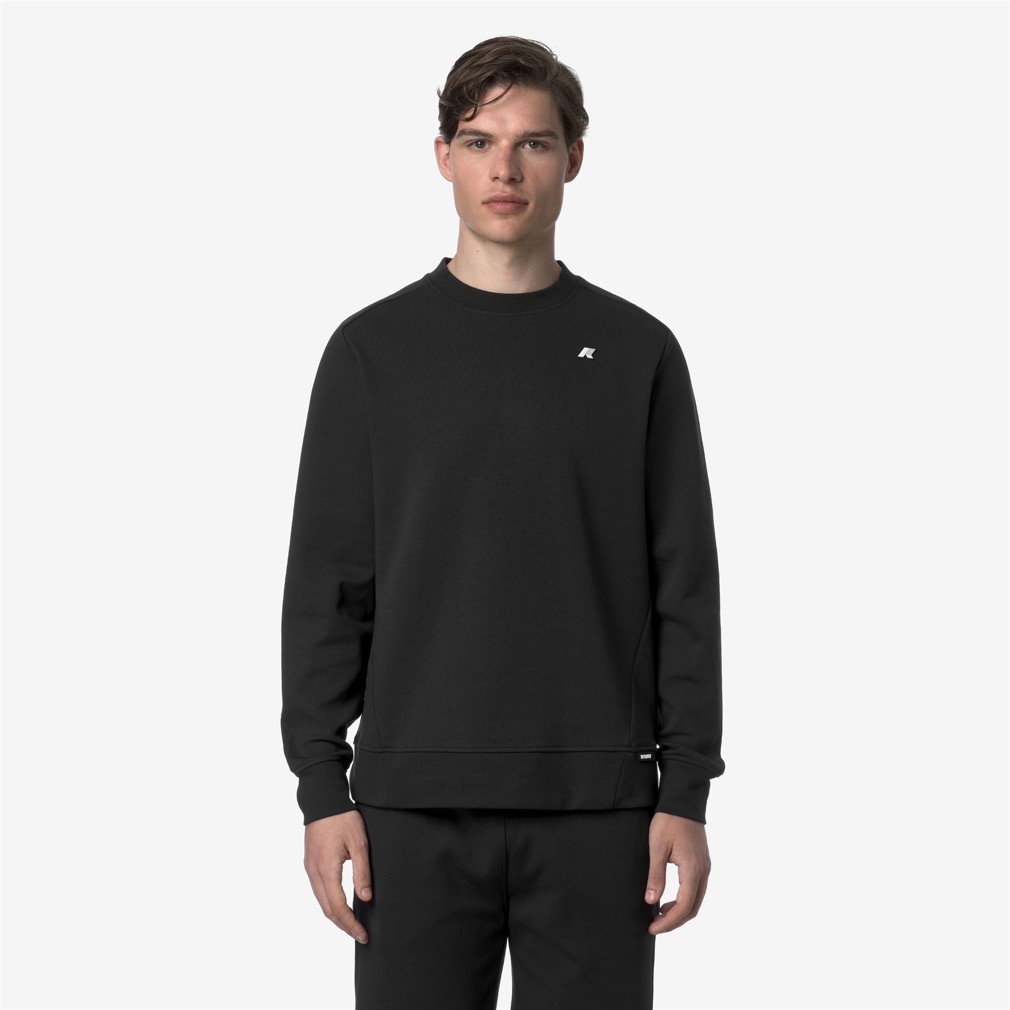 Fleece_MAN_MEDINE INTERLOCK_Jumper_Black Pure - Commercial 4