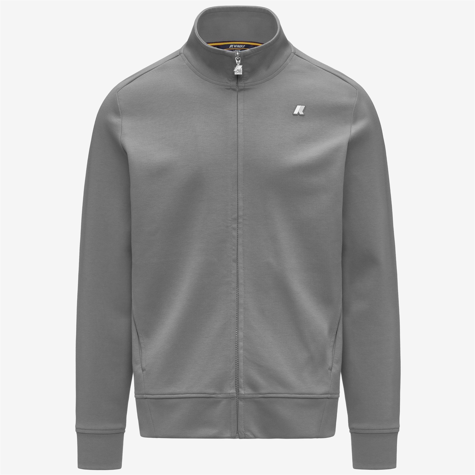 Fleece_Man_HAYCE INTERLOCK_Jacket_Grey Frost - Commercial 1