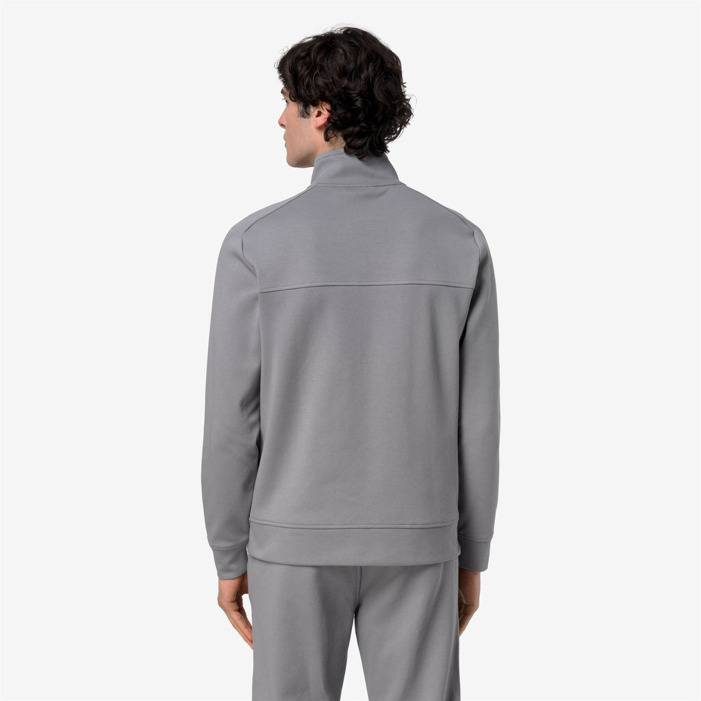 Fleece_Man_HAYCE INTERLOCK_Jacket_Grey Frost - Commercial 6