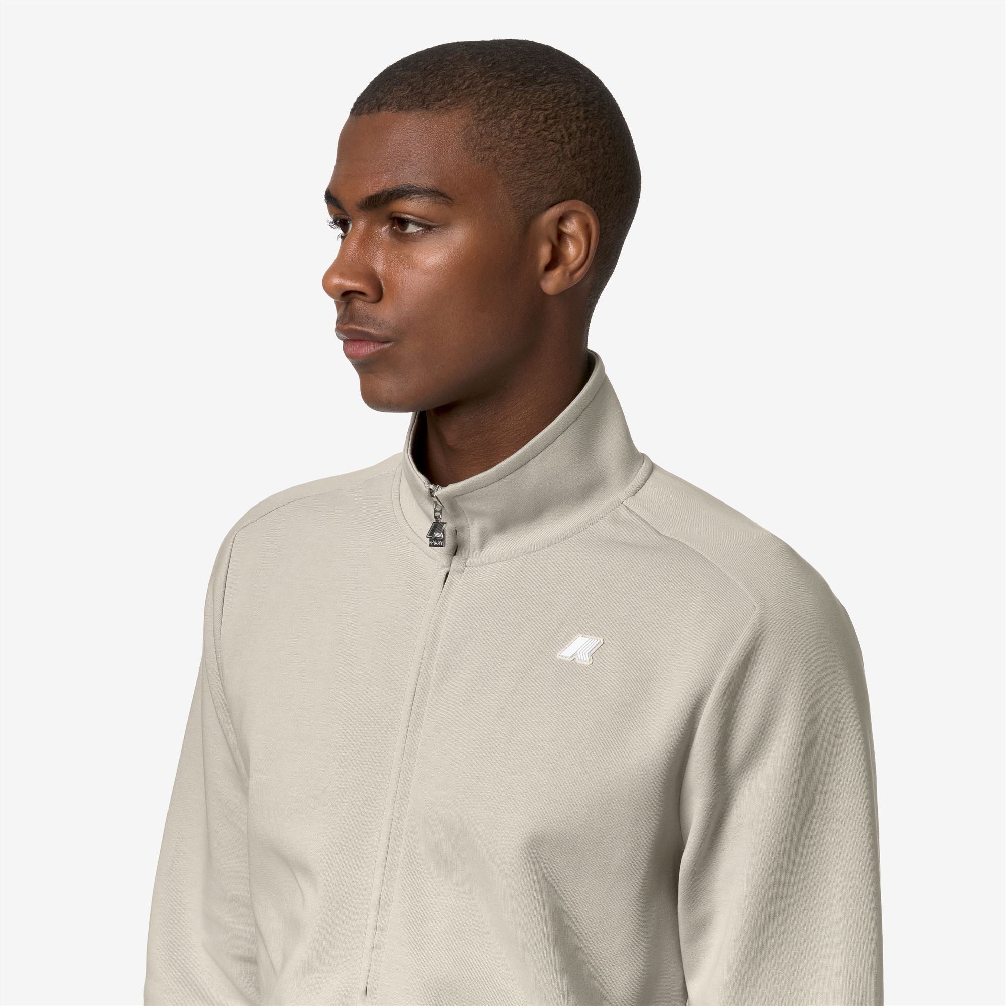 Fleece_MAN_HAYCE INTERLOCK_Jacket_BEIGE LT - Commercial 7