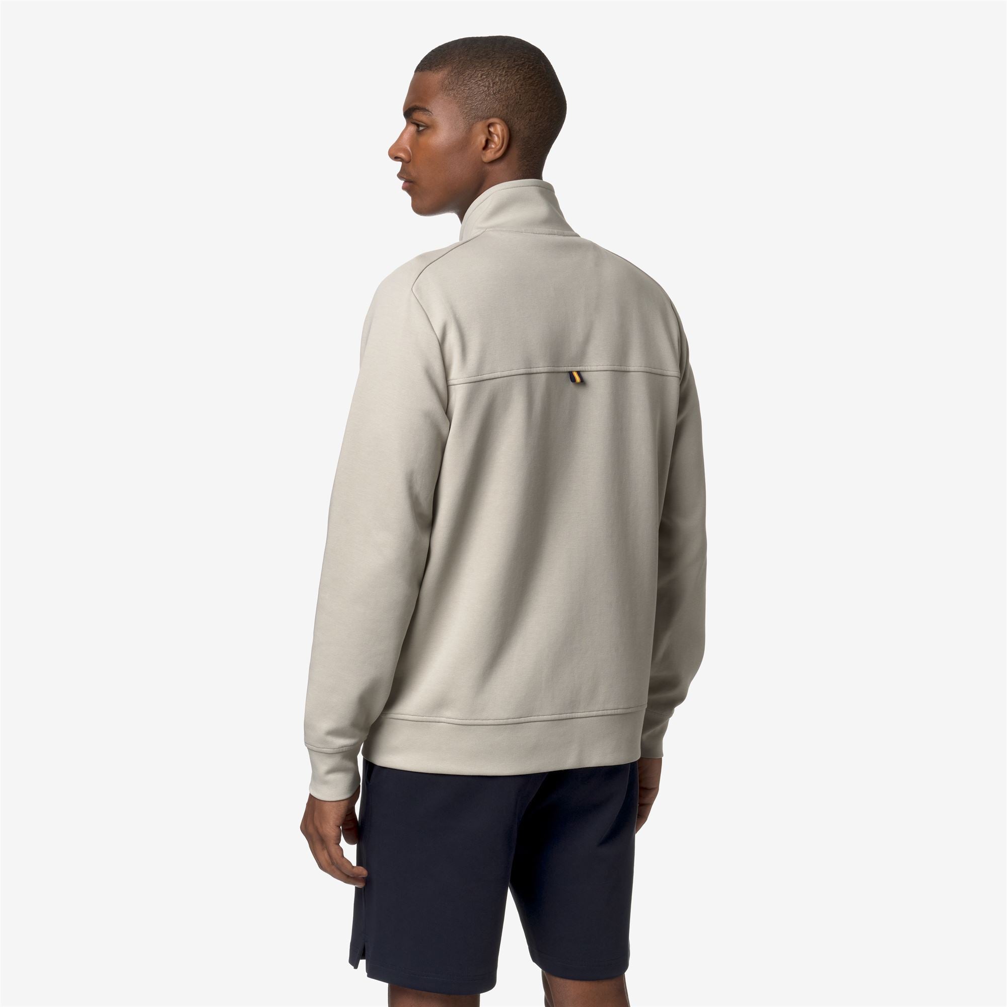Fleece_MAN_HAYCE INTERLOCK_Jacket_BEIGE LT - Commercial 6