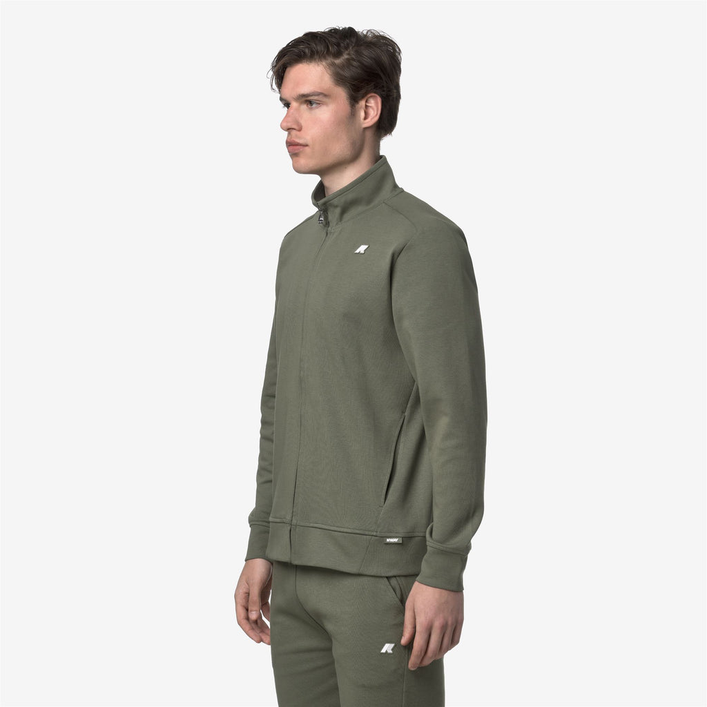 Fleece_MAN_HAYCE INTERLOCK_Jacket_Green Lichen - Commercial 5