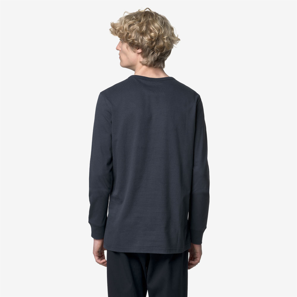 Airforce blue Men's Slim Fit Long Sleeve T-Shirt 02