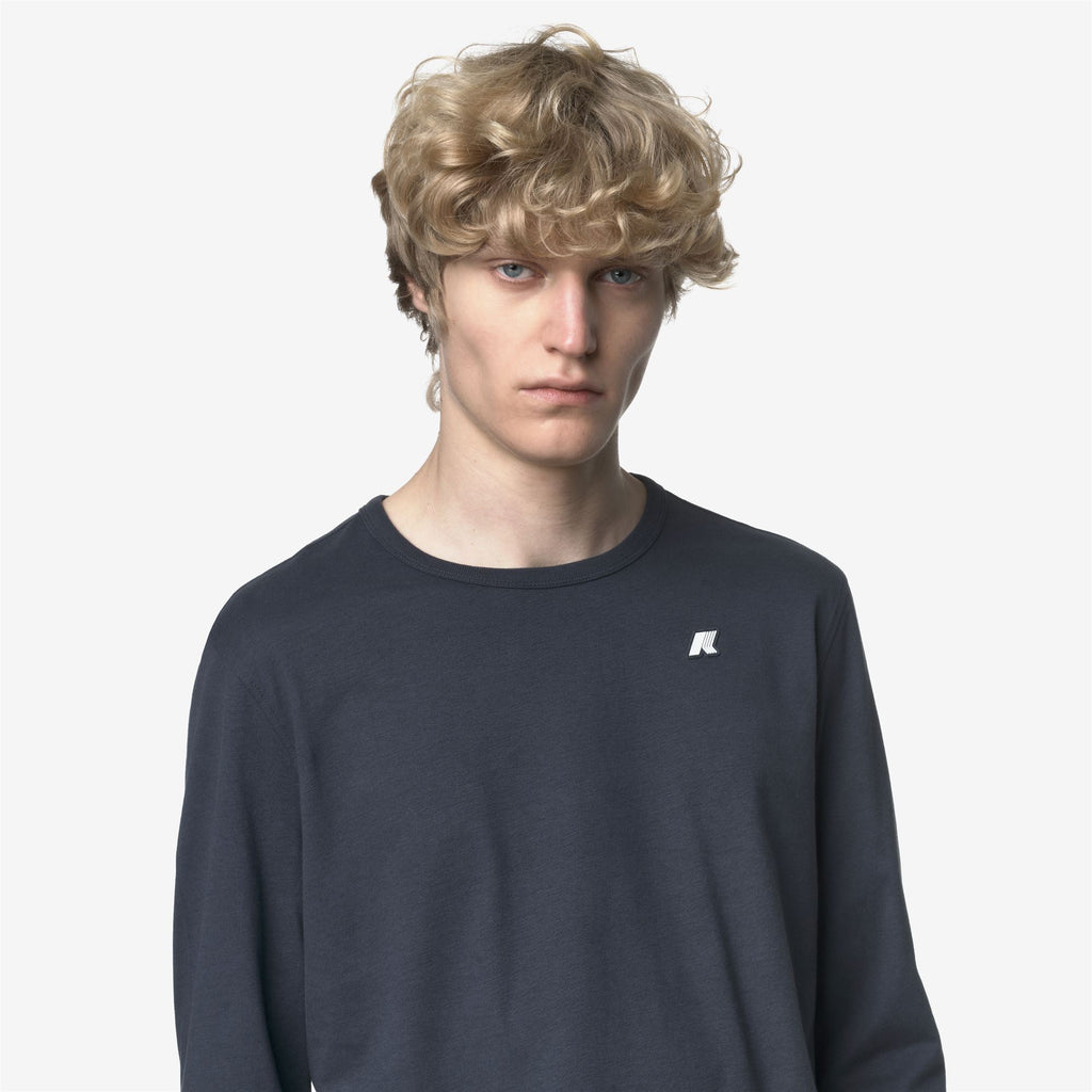 T-Shirts & Top_MAN_ELMER JS PEACH_T-Shirt_Blue Airforce - Commercial 7