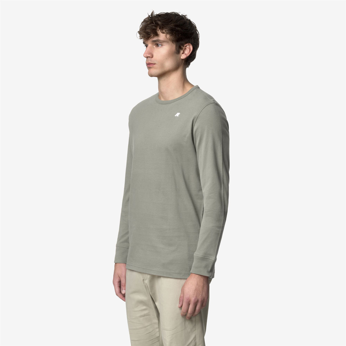 T-Shirts & Top_MAN_ELMER JS PEACH_T-Shirt_Green Oak - Commercial 5