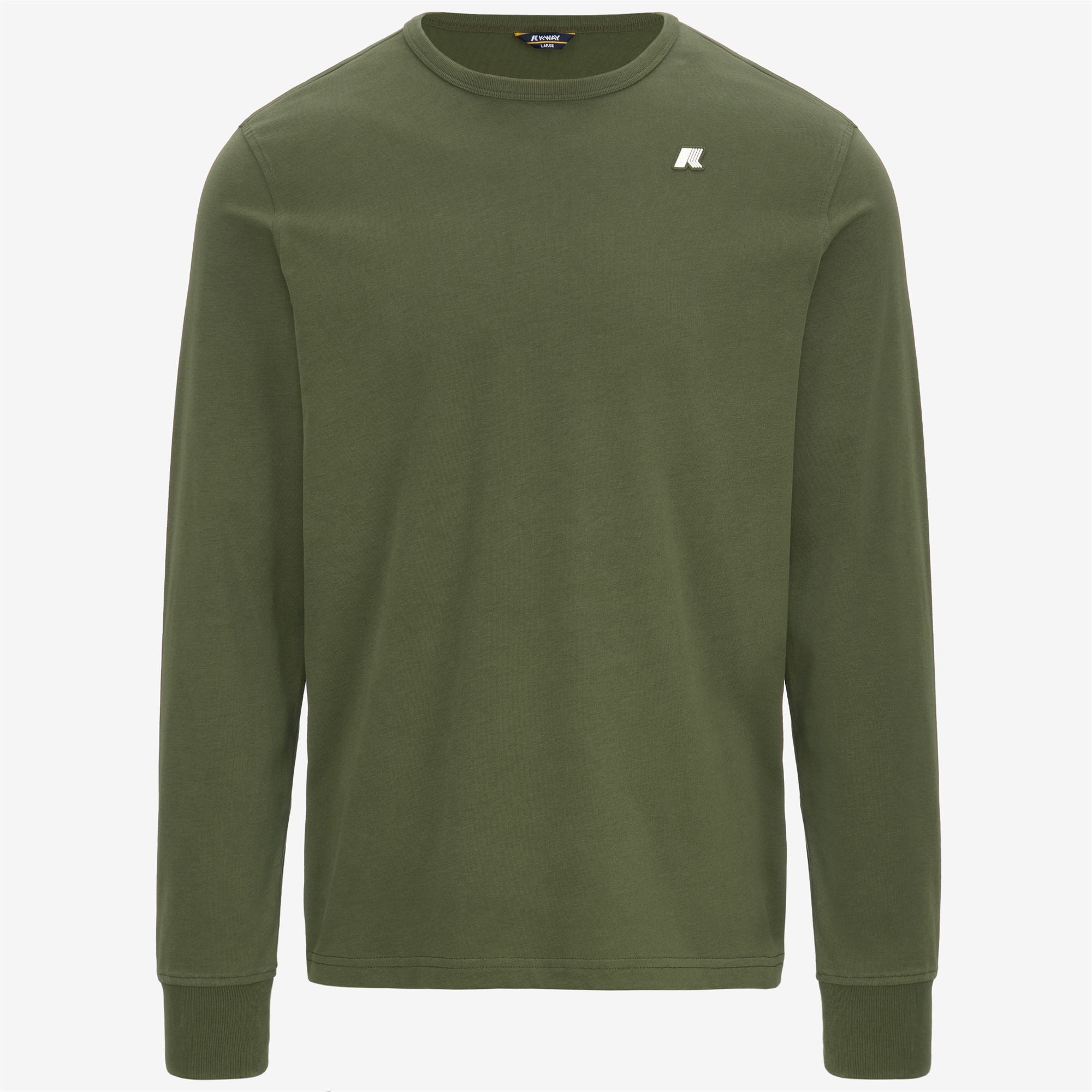 T-Shirts & Top_MAN_ELMER JS PEACH_T-Shirt_Green Cypress - Commercial 1