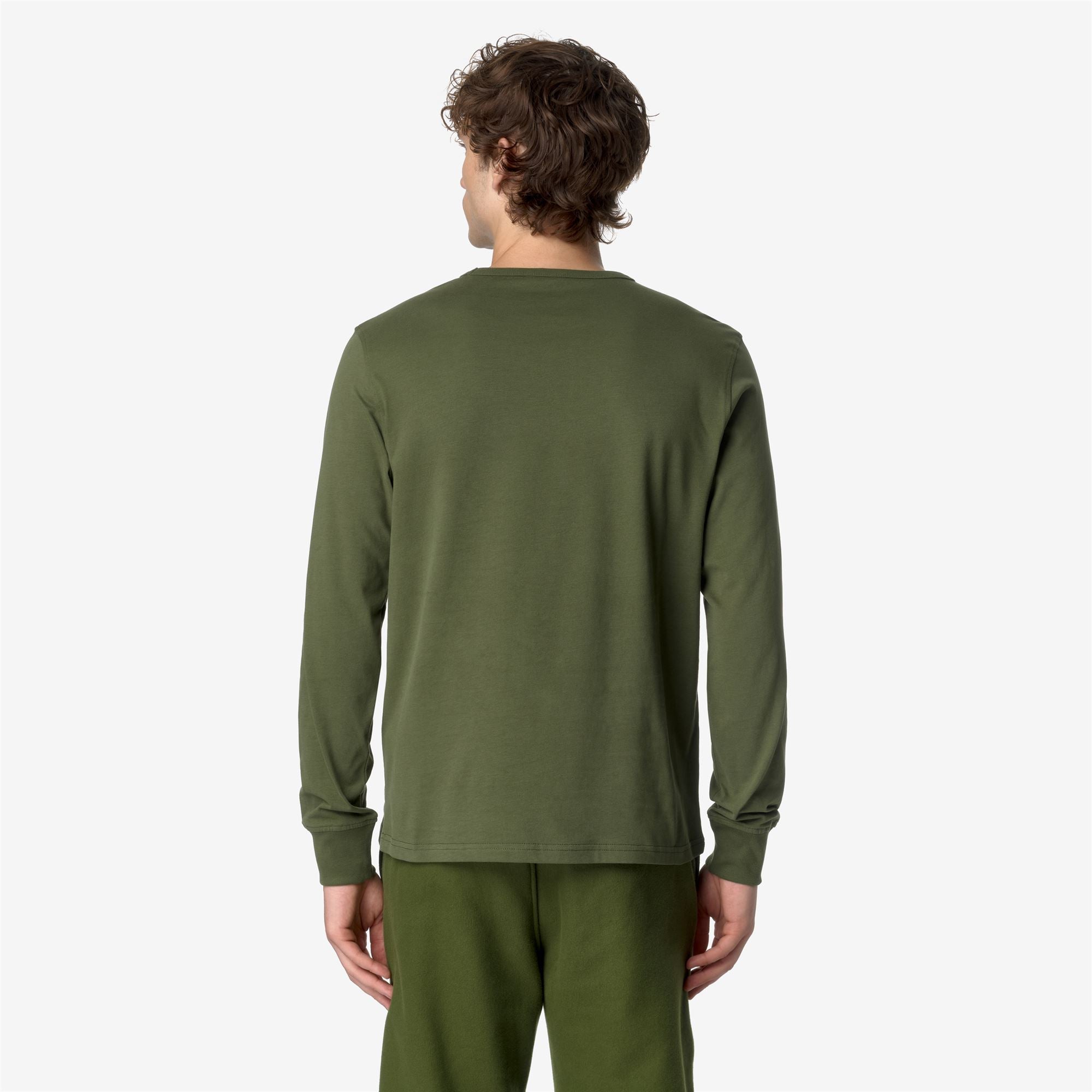 T-Shirts & Top_MAN_ELMER JS PEACH_T-Shirt_Green Cypress - Commercial 6