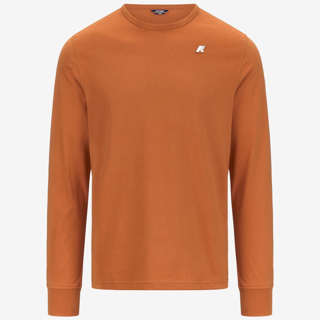 T-Shirts & Top_MAN_ELMER JS PEACH_T-Shirt_Orange Adobe - Commercial 1