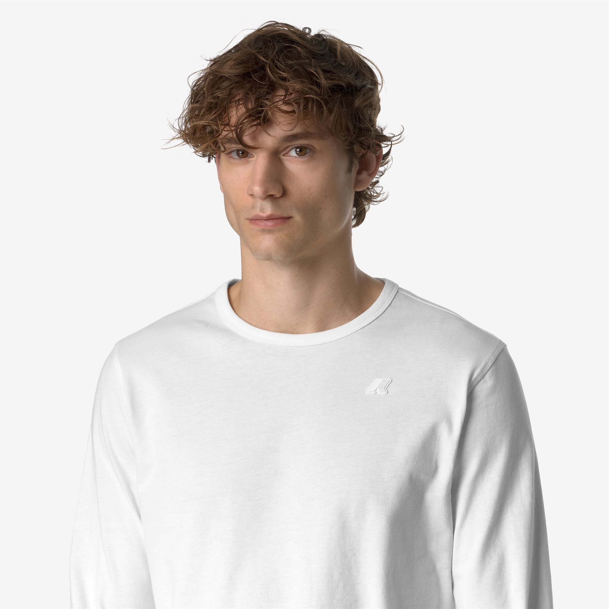 T-Shirts & Top_MAN_ELMER JS PEACH_T-Shirt_White Gardenia - Commercial 7