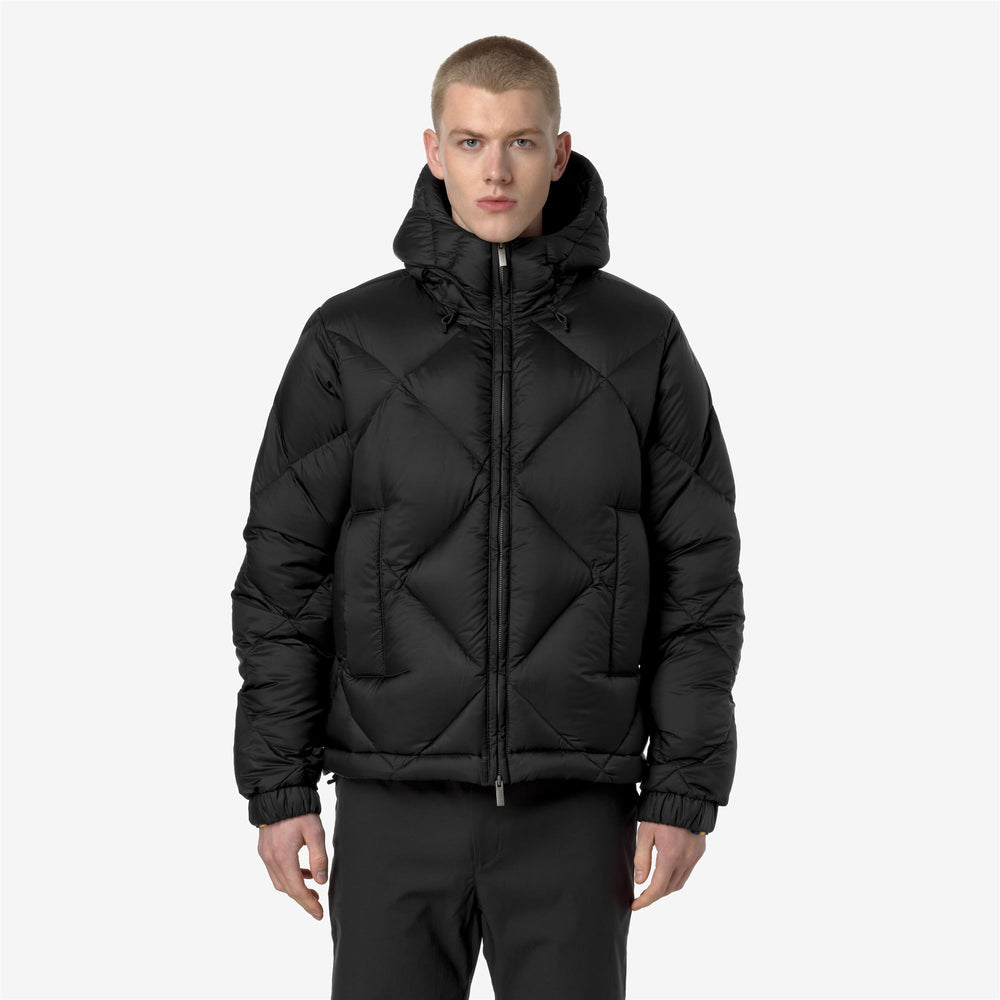 Giacca Leggera In Piuma Uomo Nera Grigia per Uso Cittadino 02