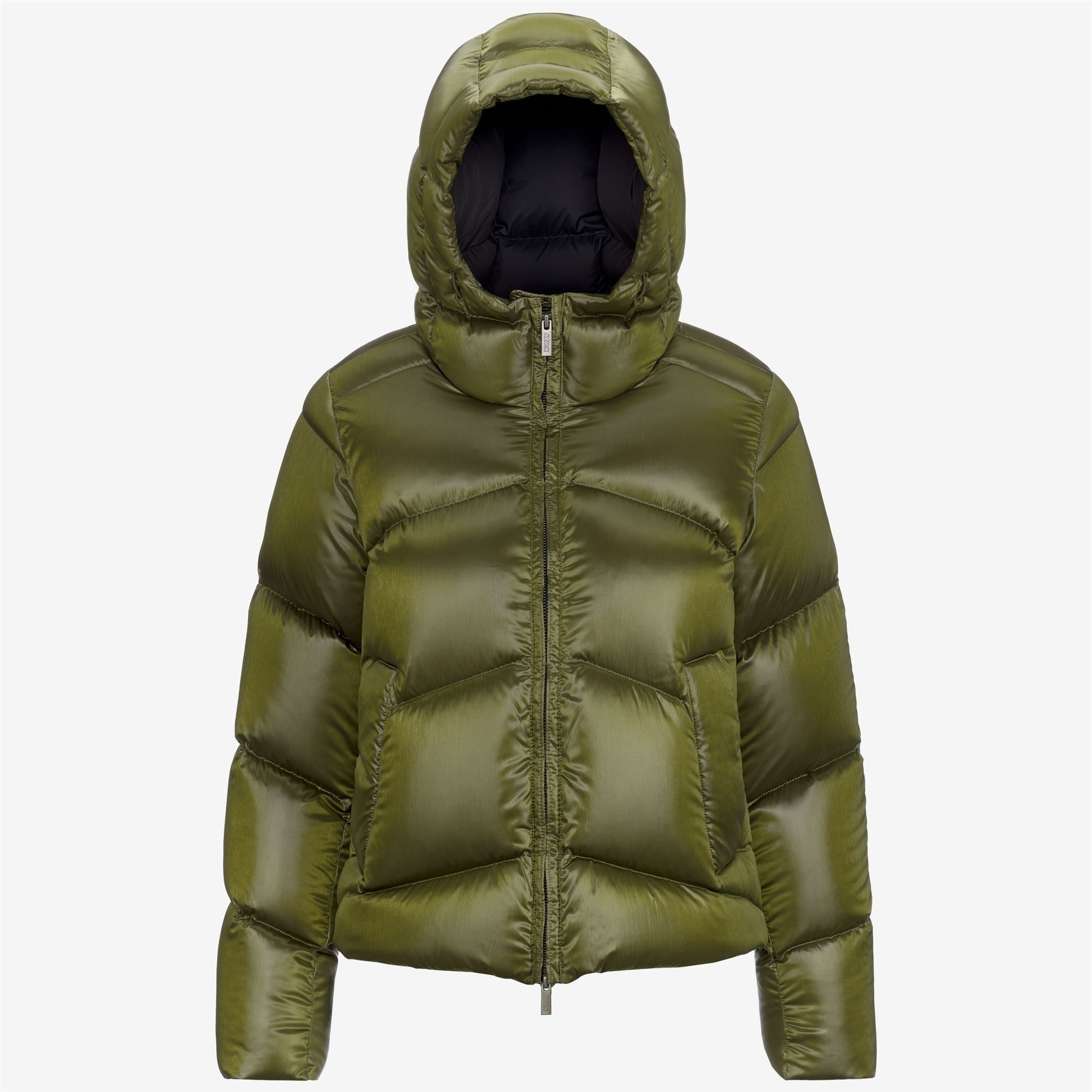 Jackets_WOMAN_NINEV CRYSTAL CHINTZ THERMO HEAVY_Short_GREEN MOSS CHINTZ - Commercial 1