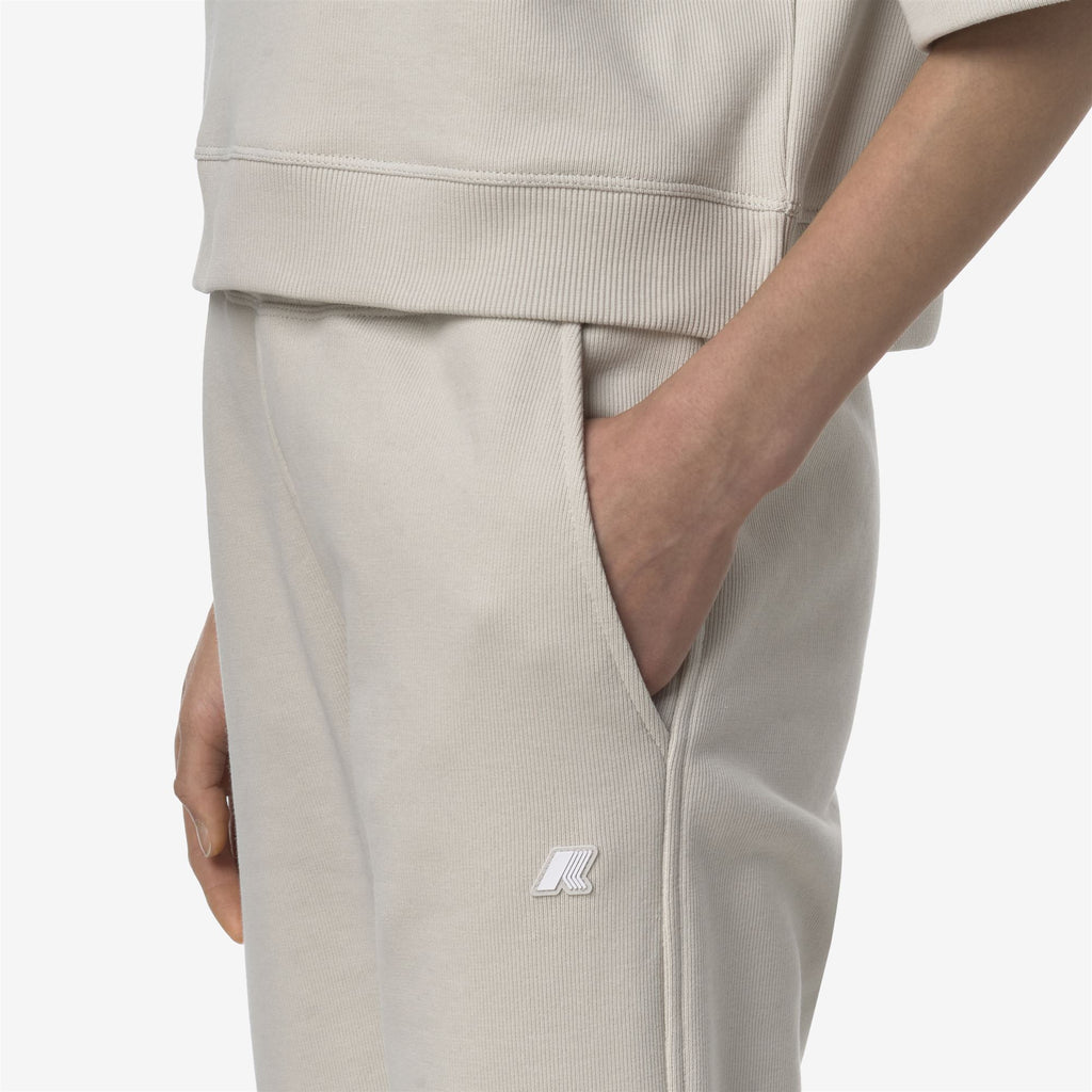 Pants_WOMAN_GINEVRETTE FRENCH TERRY_Sport Trousers_BEIGE LT - Commercial 7