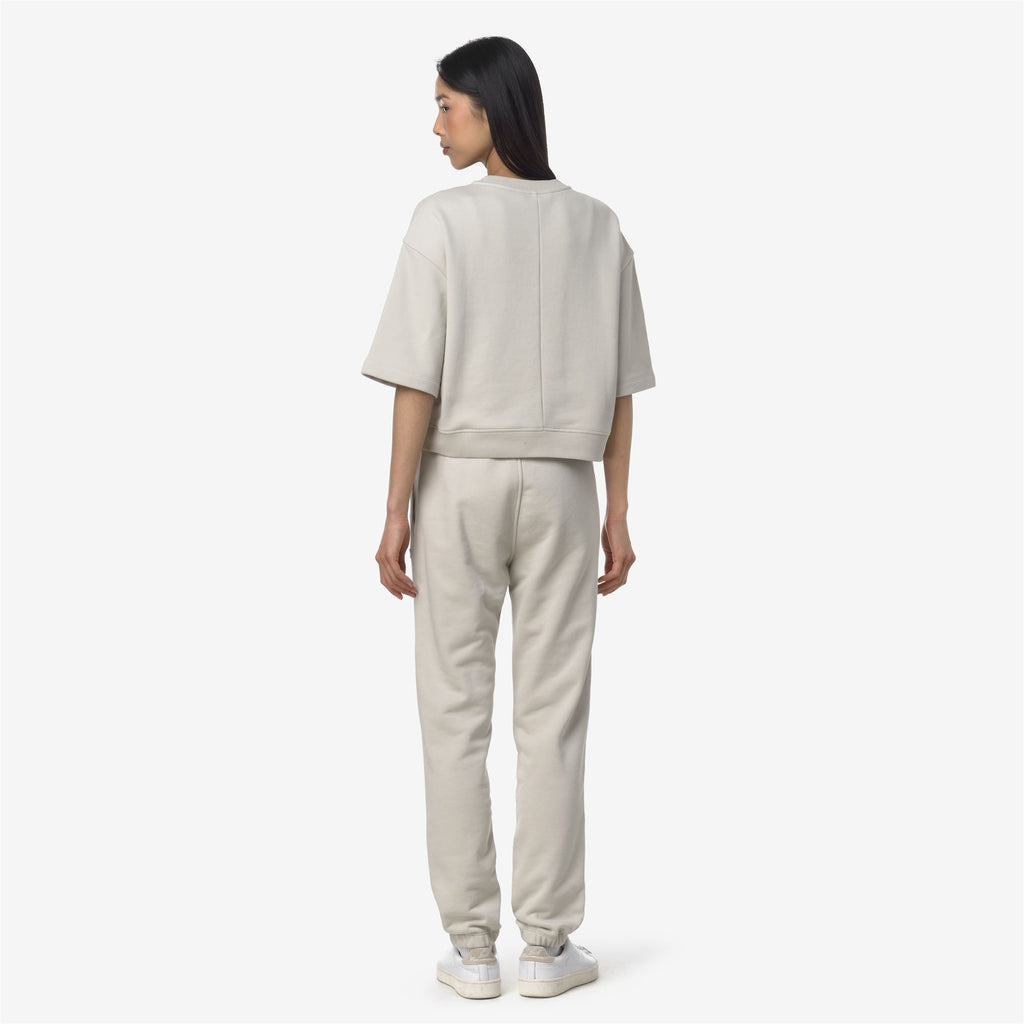 Pants_WOMAN_GINEVRETTE FRENCH TERRY_Sport Trousers_BEIGE LT - Commercial 6