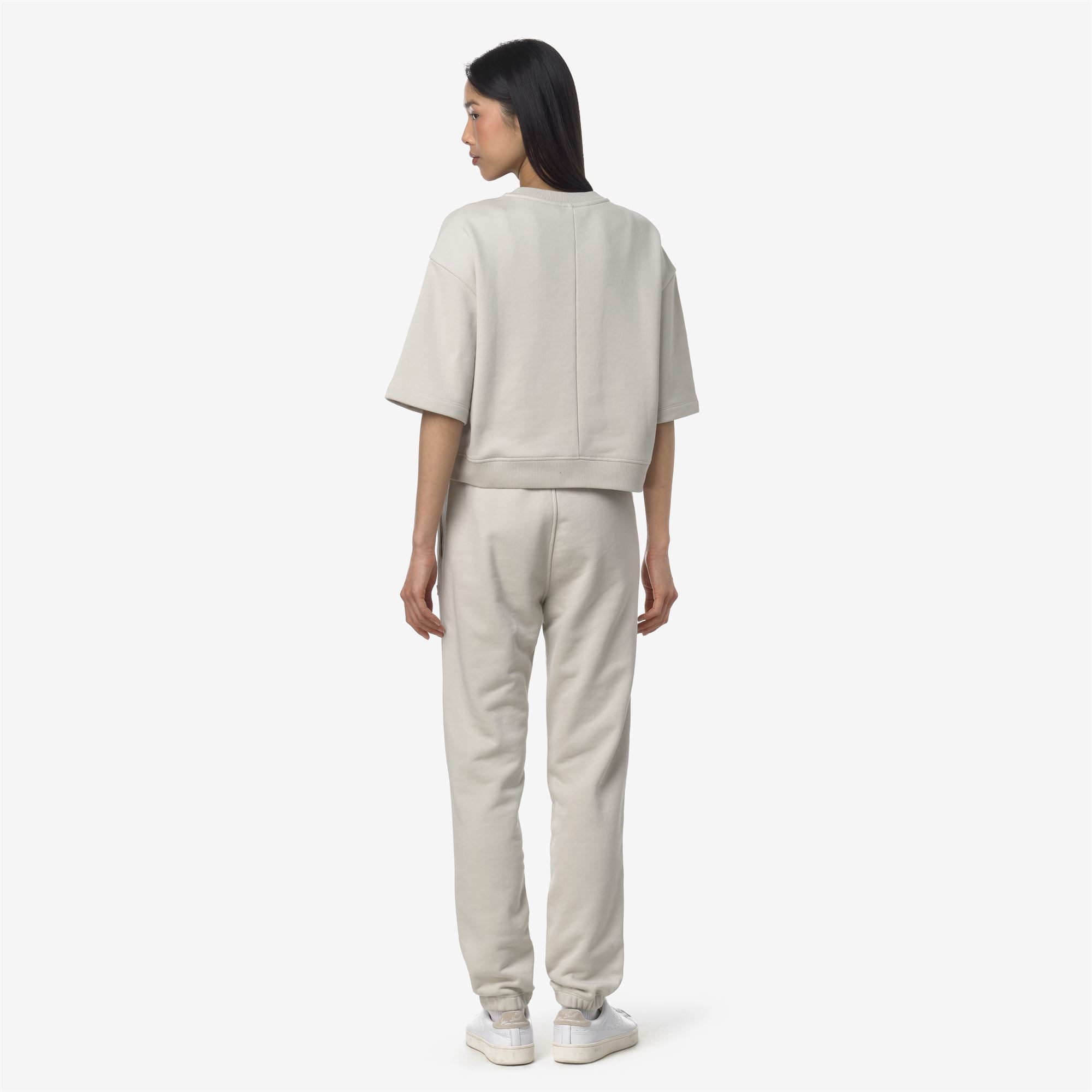 Pants_WOMAN_GINEVRETTE FRENCH TERRY_Sport Trousers_BEIGE LT - Commercial 6