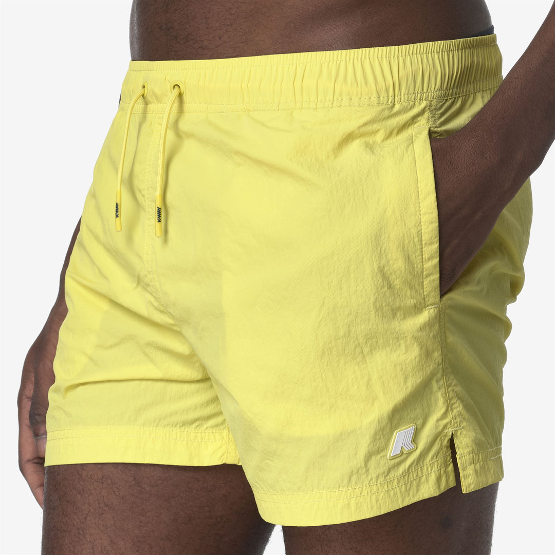 Costumi da Bagno Uomo Quick-Dry Verde Acacia con Tasche main