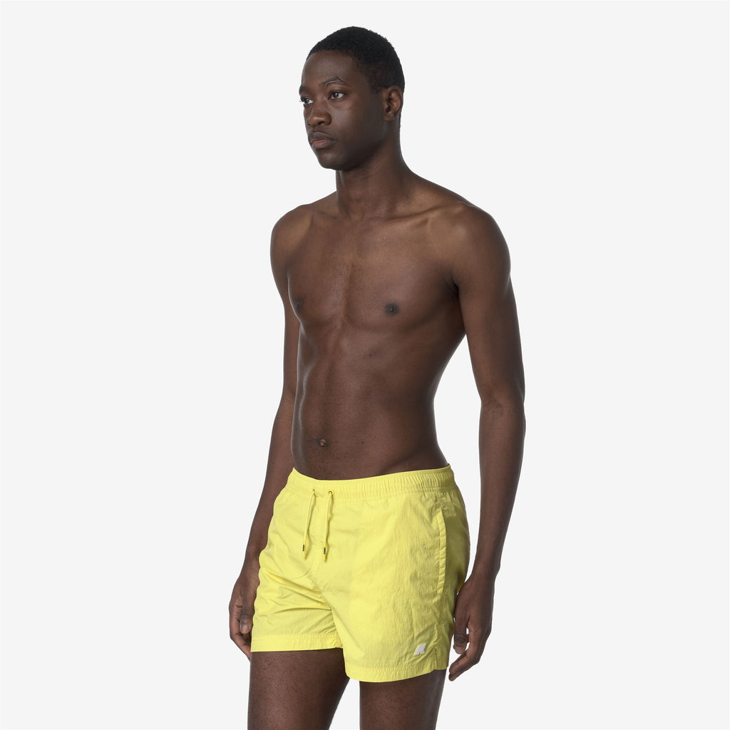 Bathing Suits_MAN_HAZEL BEACH_Swimming Trunks_Green Acacia - Commercial 5