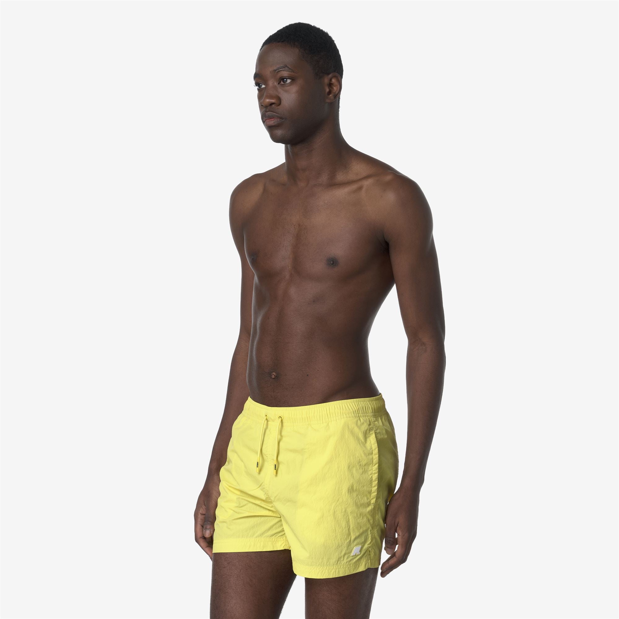 Bathing Suits_MAN_HAZEL BEACH_Swimming Trunks_Green Acacia - Commercial 5