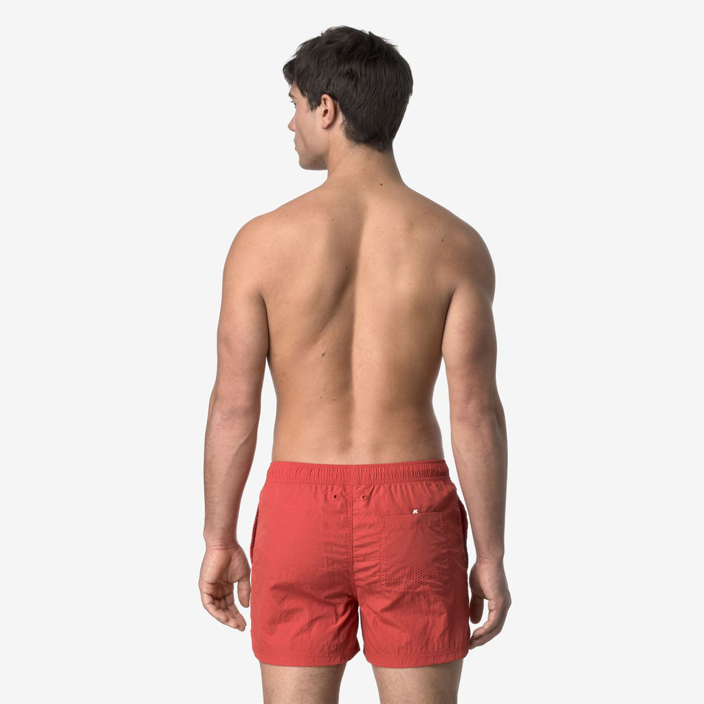 Bathing Suits_MAN_HAZEL BEACH_Swimming Trunks_Red Jasper - Commercial 6
