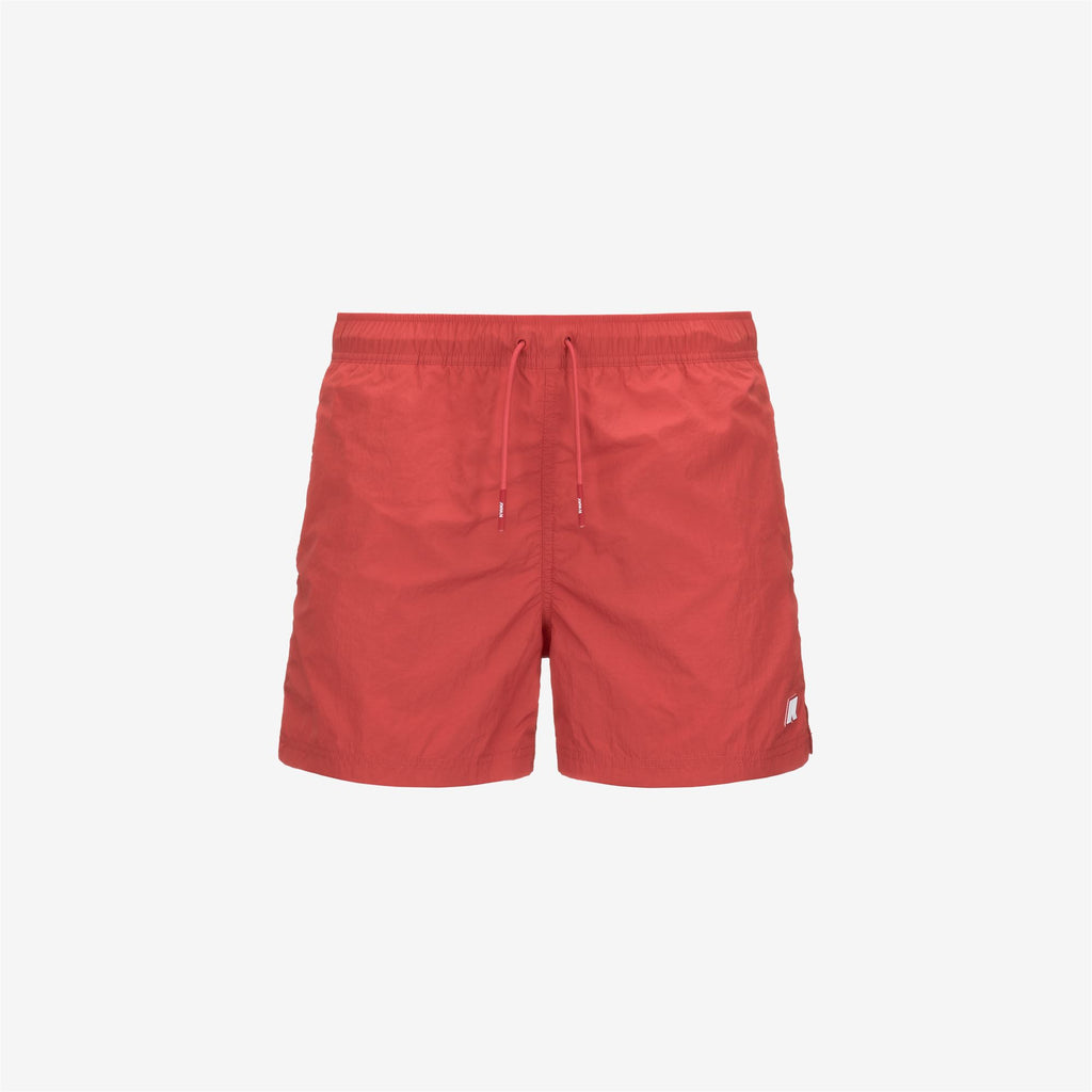 Bathing Suits_MAN_HAZEL BEACH_Swimming Trunks_Red Jasper - Commercial 1