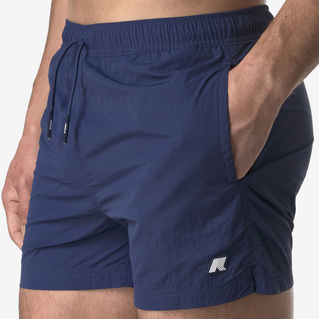 Bathing Suits Man HAZEL BEACH Swimming Trunks BLUE DEEP COBALT