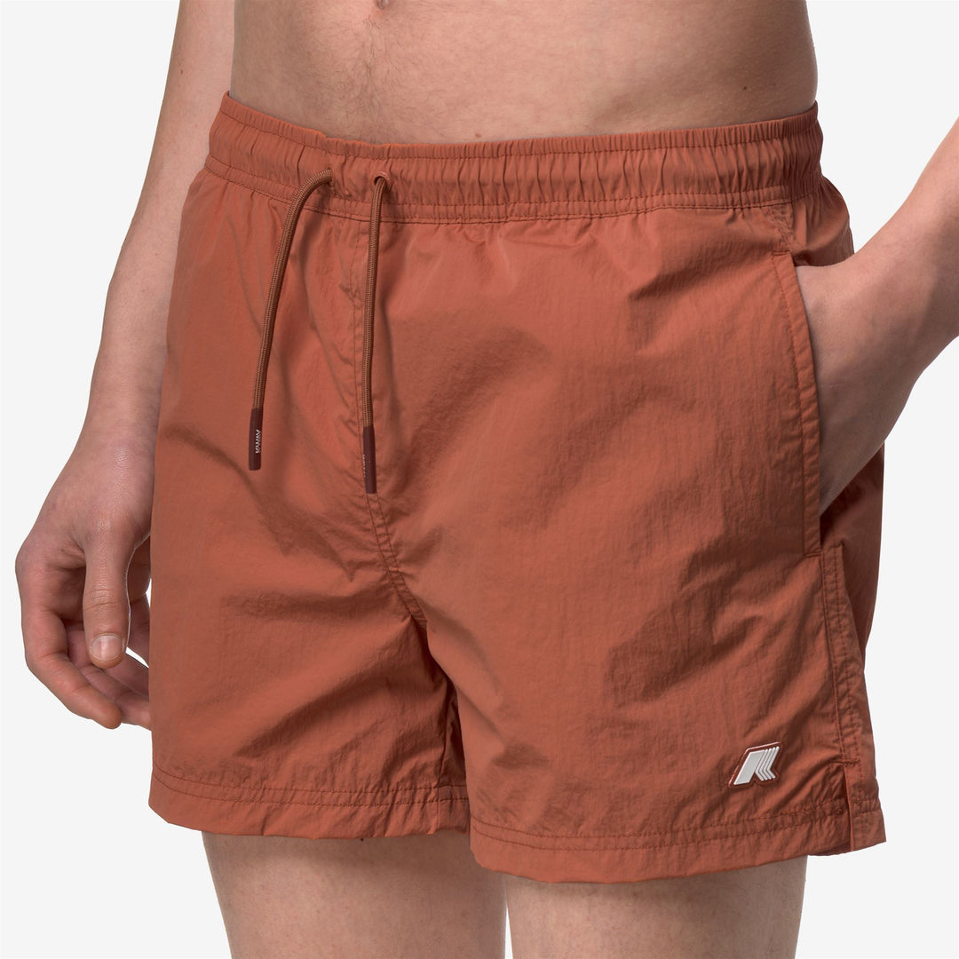 HAZEL BEACH - Bathing Suits - Costume da bagno boxer - Uomo - ORANGE BROWNISH main