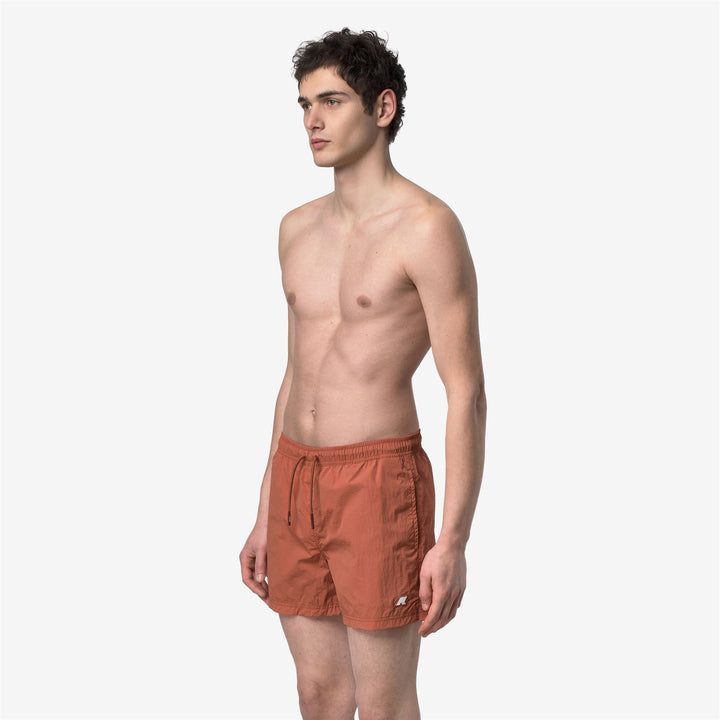 HAZEL BEACH - Bathing Suits - Costume da bagno boxer - Uomo - ORANGE BROWNISH 4