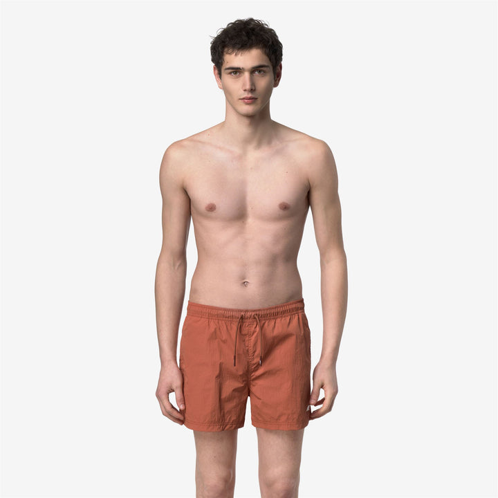 HAZEL BEACH - Bathing Suits - Costume da bagno boxer - Uomo - ORANGE BROWNISH 3