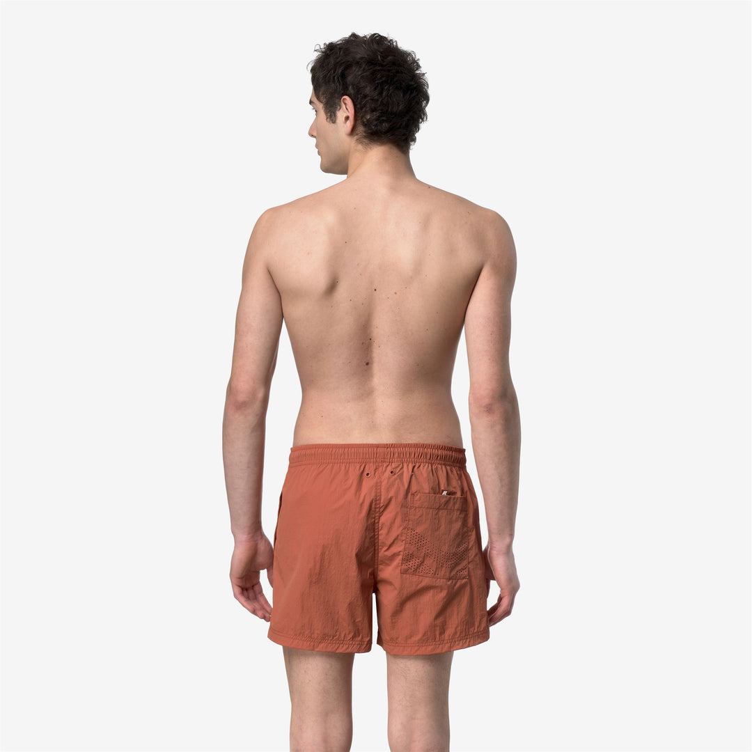 HAZEL BEACH - Bathing Suits - Costume da bagno boxer - Uomo - ORANGE BROWNISH main