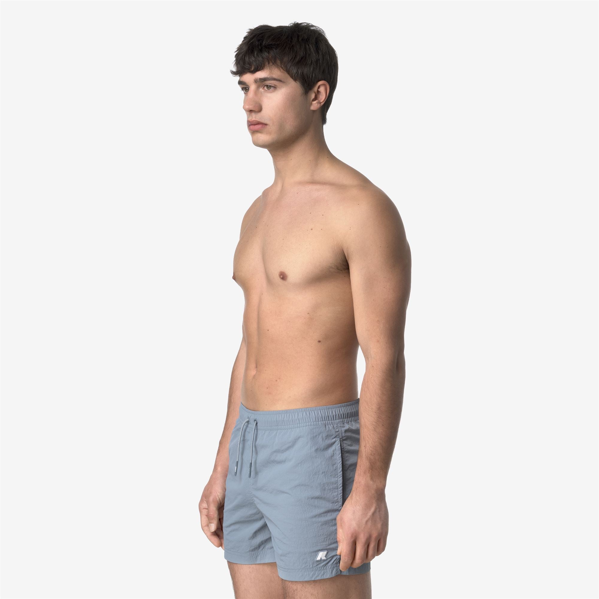 Bathing Suits_MAN_HAZEL BEACH_Swimming Trunks_Grey Md - Commercial 5