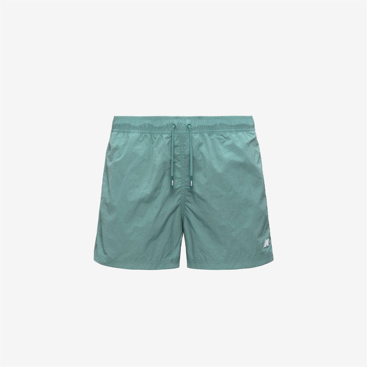 HAZEL BEACH - Bathing Suits - Costume da bagno boxer - Uomo - GREEN MINE 1