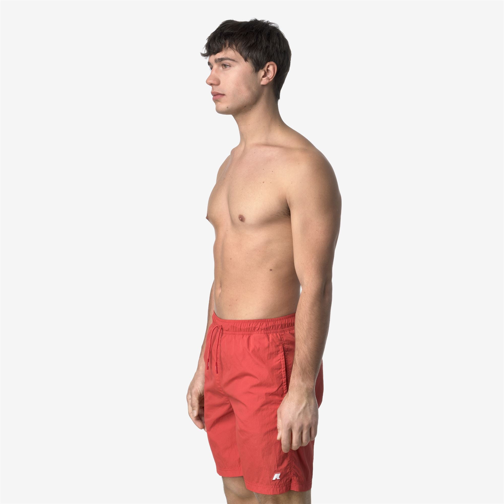 Bathing Suits_MAN_LENON BEACH_Swimming Trunks_Red Jasper - Commercial 5