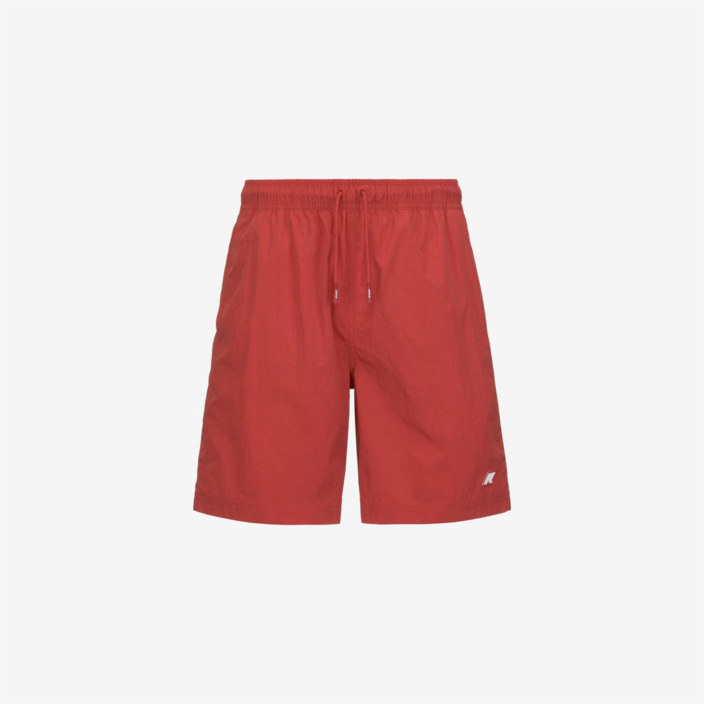 Bathing Suits_MAN_LENON BEACH_Swimming Trunks_Red Jasper - Commercial 1