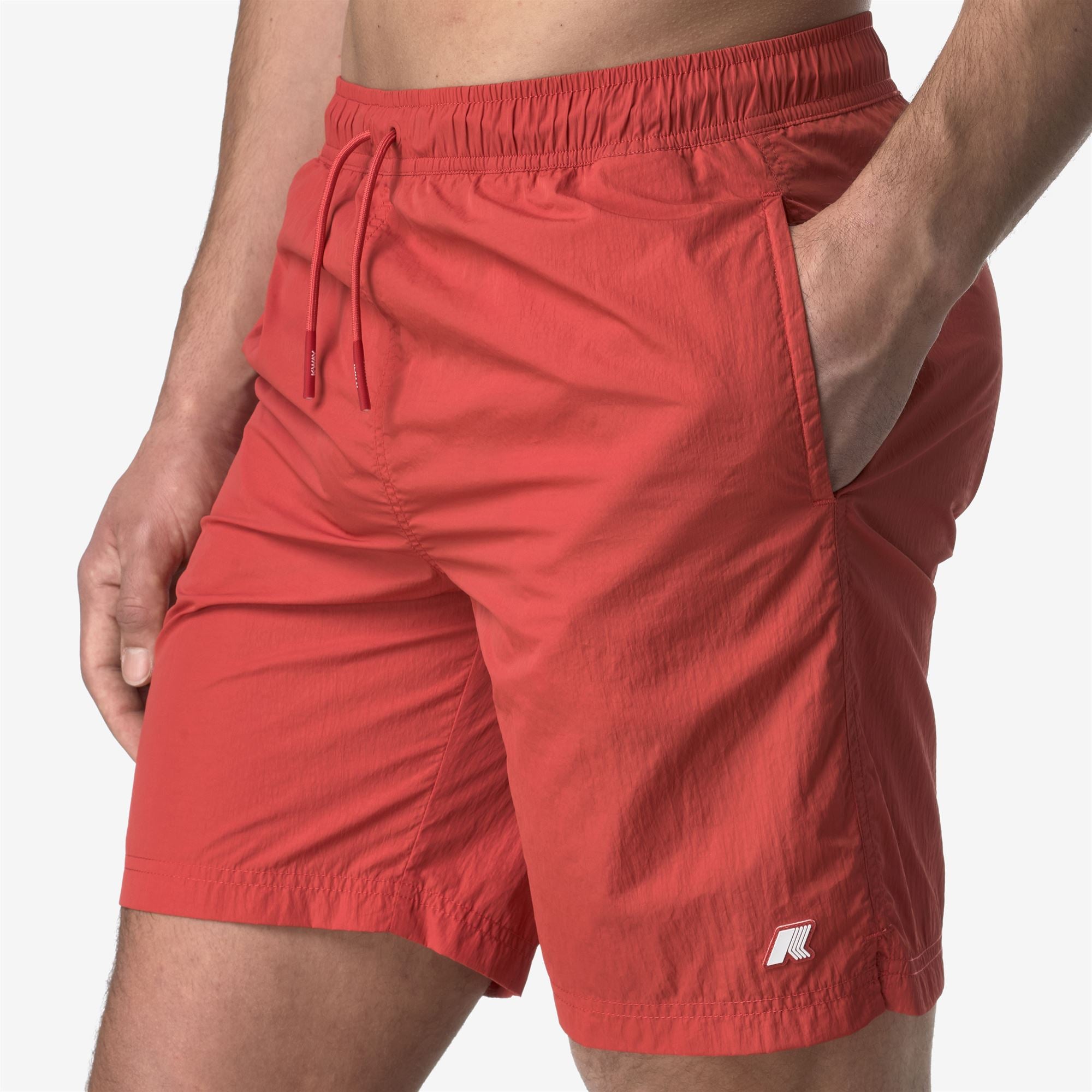 Bathing Suits_MAN_LENON BEACH_Swimming Trunks_Red Jasper - Commercial 7