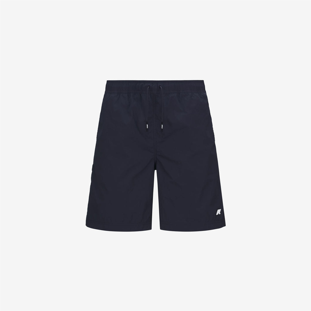 Costumi da Bagno Uomo Quick-Dry Blu con Tasche e Vita Elastico main