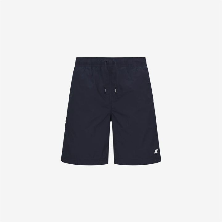 Costumi da Bagno Uomo Quick-Dry Blu con Tasche e Vita Elastico 1