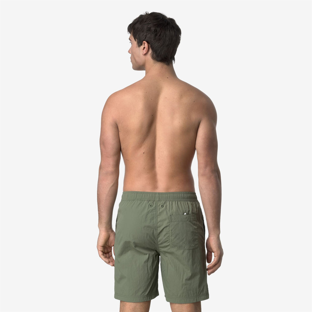 Bathing Suits_MAN_LENON BEACH_Swimming Trunks_Green Lichen - Commercial 6