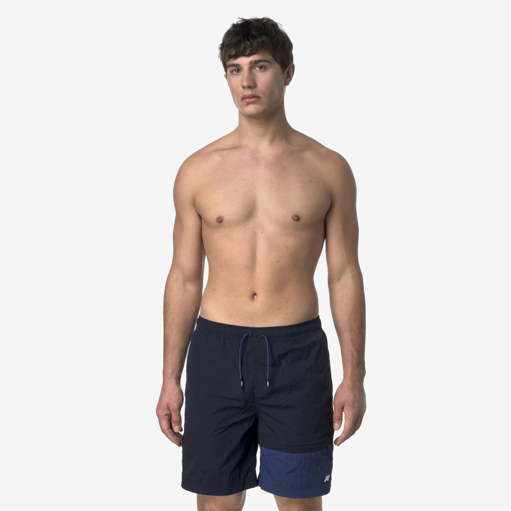 Bathing Suits_MAN_LENON INSERT BEACH_Swimming Trunks_Blue Depth - Blue Deep Cobalt - Commercial 4