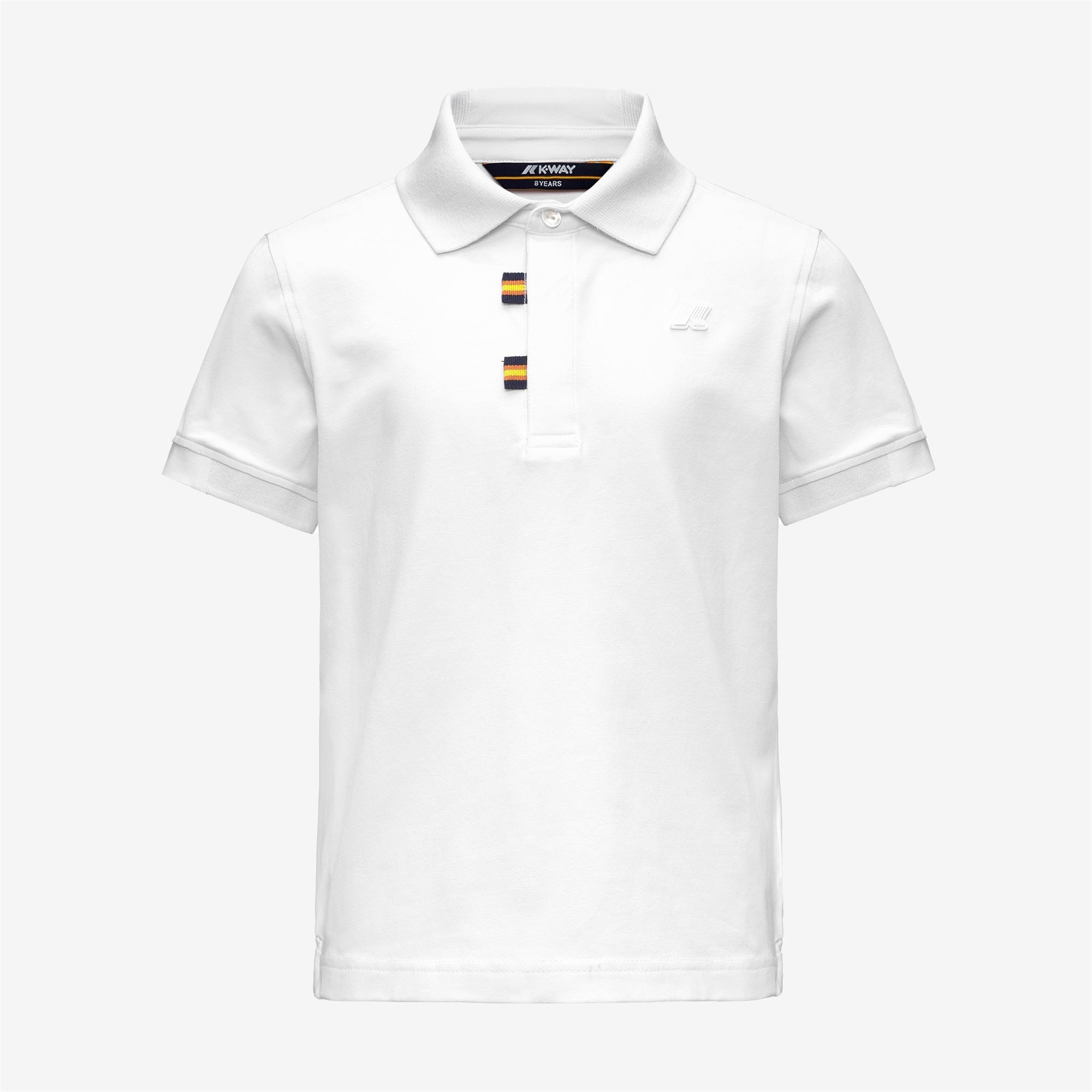 Polo Shirts_BOY_P. ALDERIC LIGHT STRETCH JERSEY_Polo_White - Commercial 1