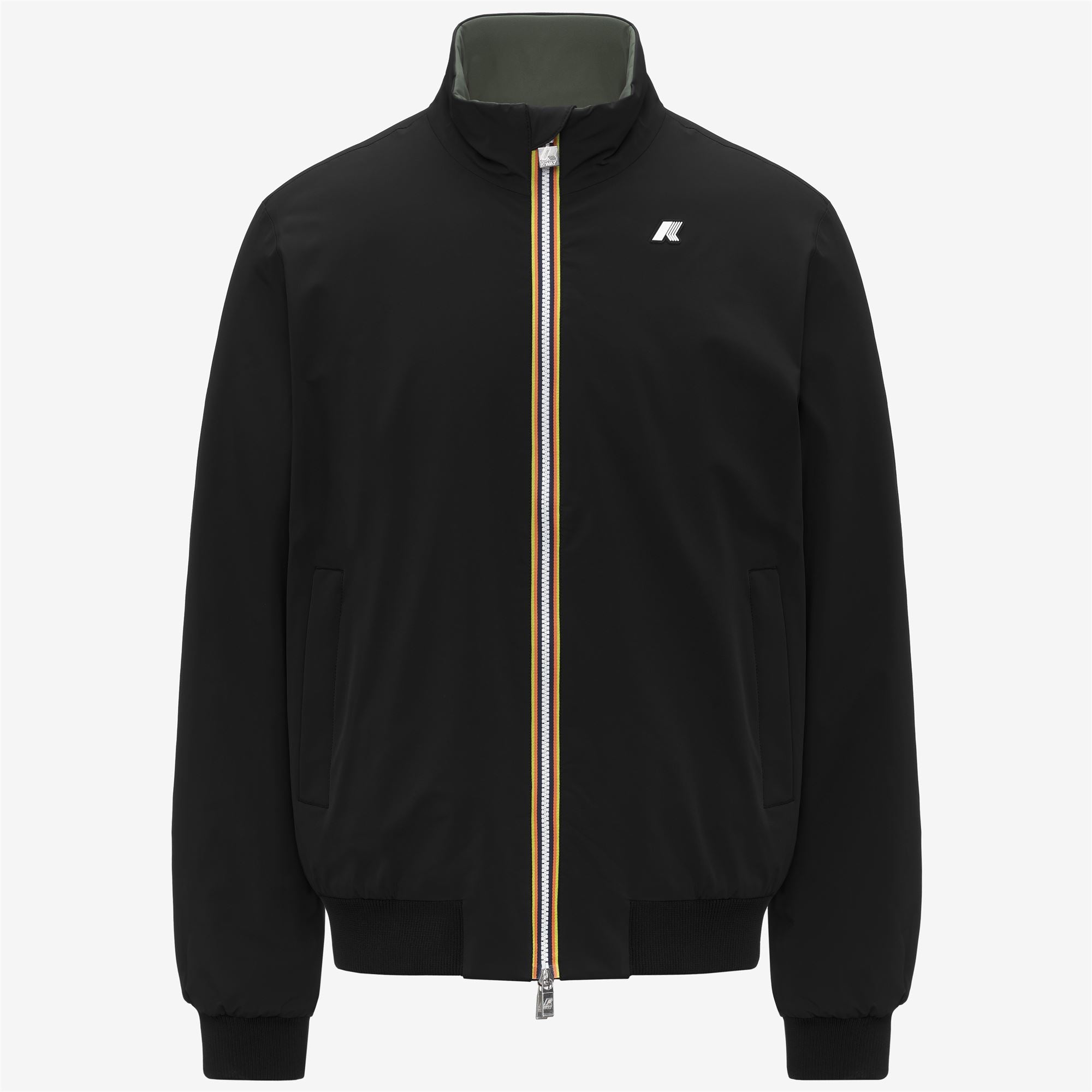 Jackets_MAN_ARSENE ST WARM DOUBLE_Short_Black Pure - GREEN BLACKISH - Commercial 1
