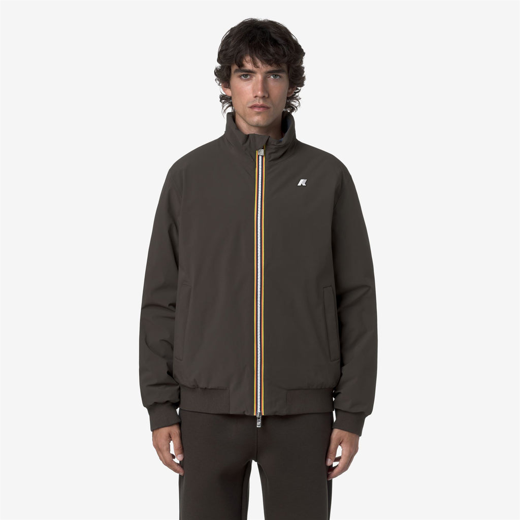 Jackets_MAN_ARSENE ST WARM DOUBLE_Short_Black Olive - Blue Airforce - Commercial 4