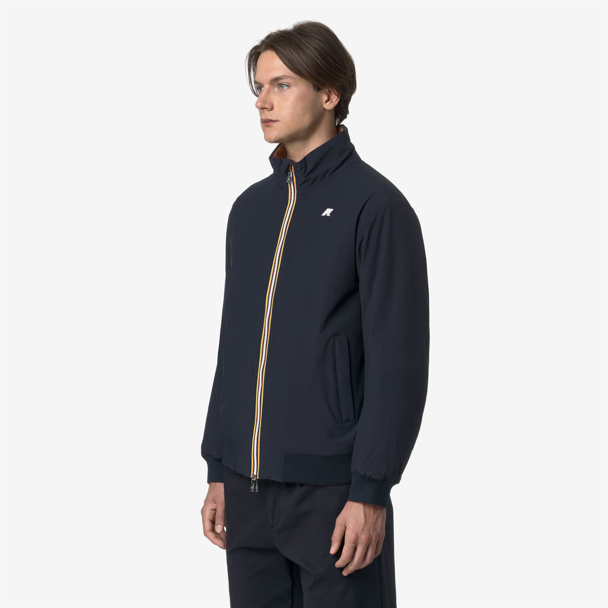 Jackets_MAN_ARSENE ST WARM DOUBLE_Short_Blue Depth - Orange Adobe - Commercial 5