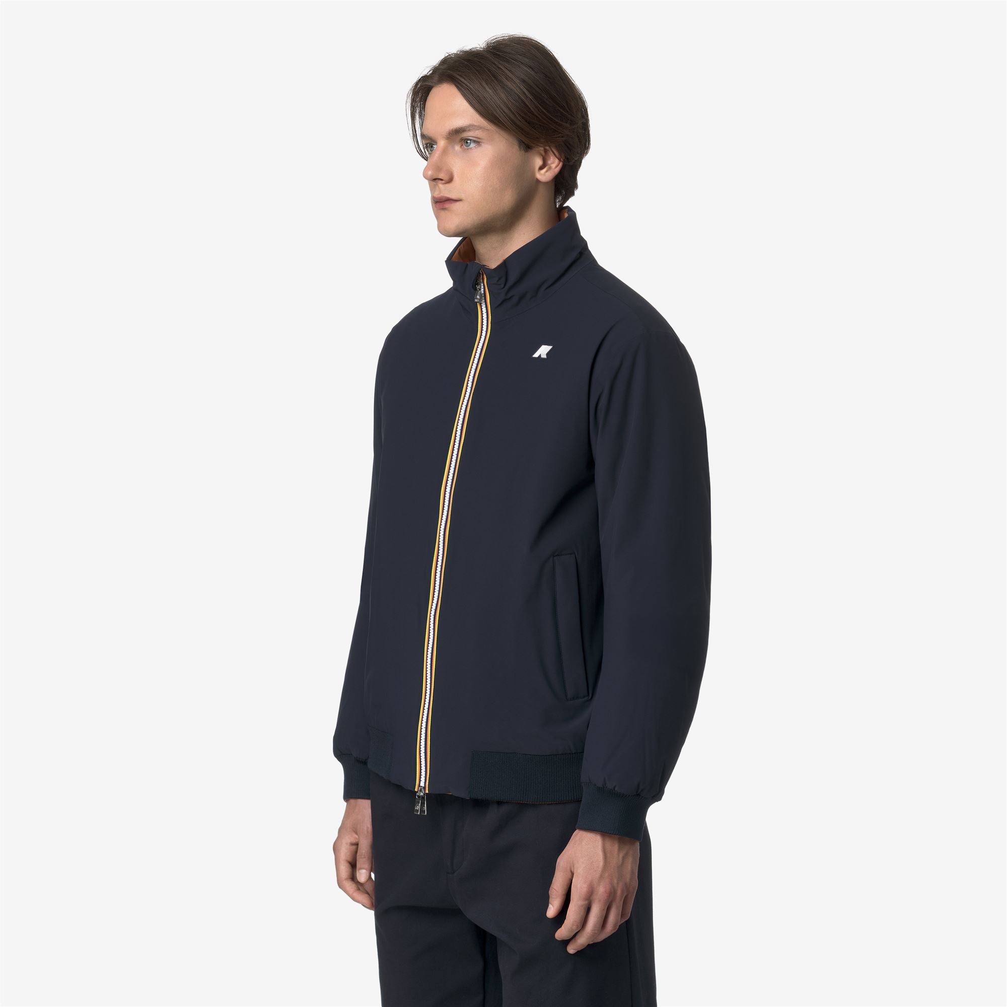Jackets_MAN_ARSENE ST WARM DOUBLE_Short_Blue Depth - Orange Adobe - Commercial 5