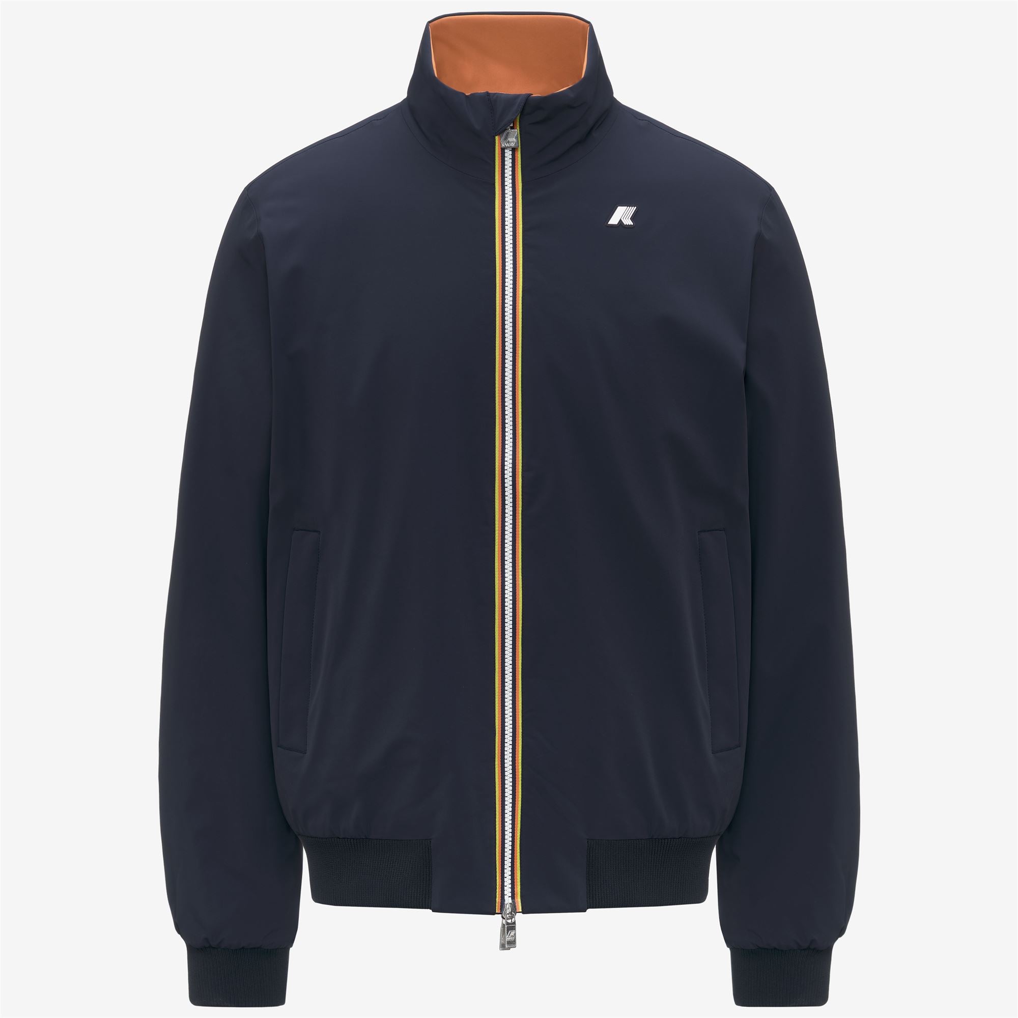Jackets_MAN_ARSENE ST WARM DOUBLE_Short_Blue Depth - Orange Adobe - Commercial 1