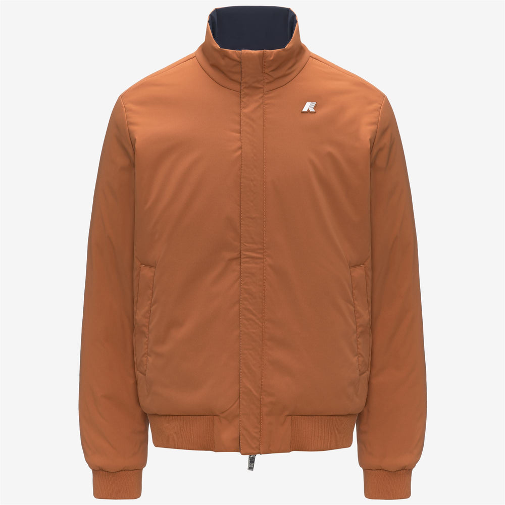 Chaqueta corta reversible azul para hombre con aislamiento 02