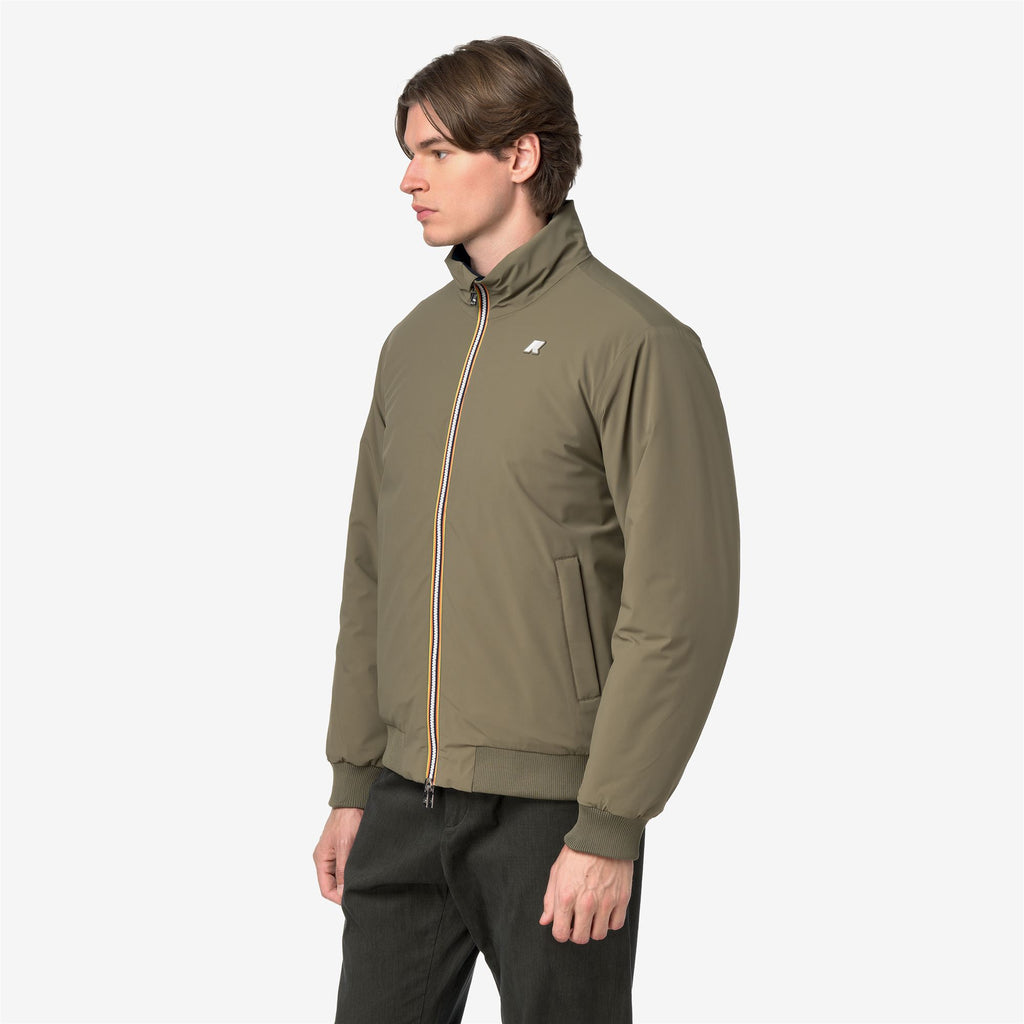 Jackets_Man_ARSENE ST WARM DOUBLE_Short_Green Army - Blue Depth - Commercial 5