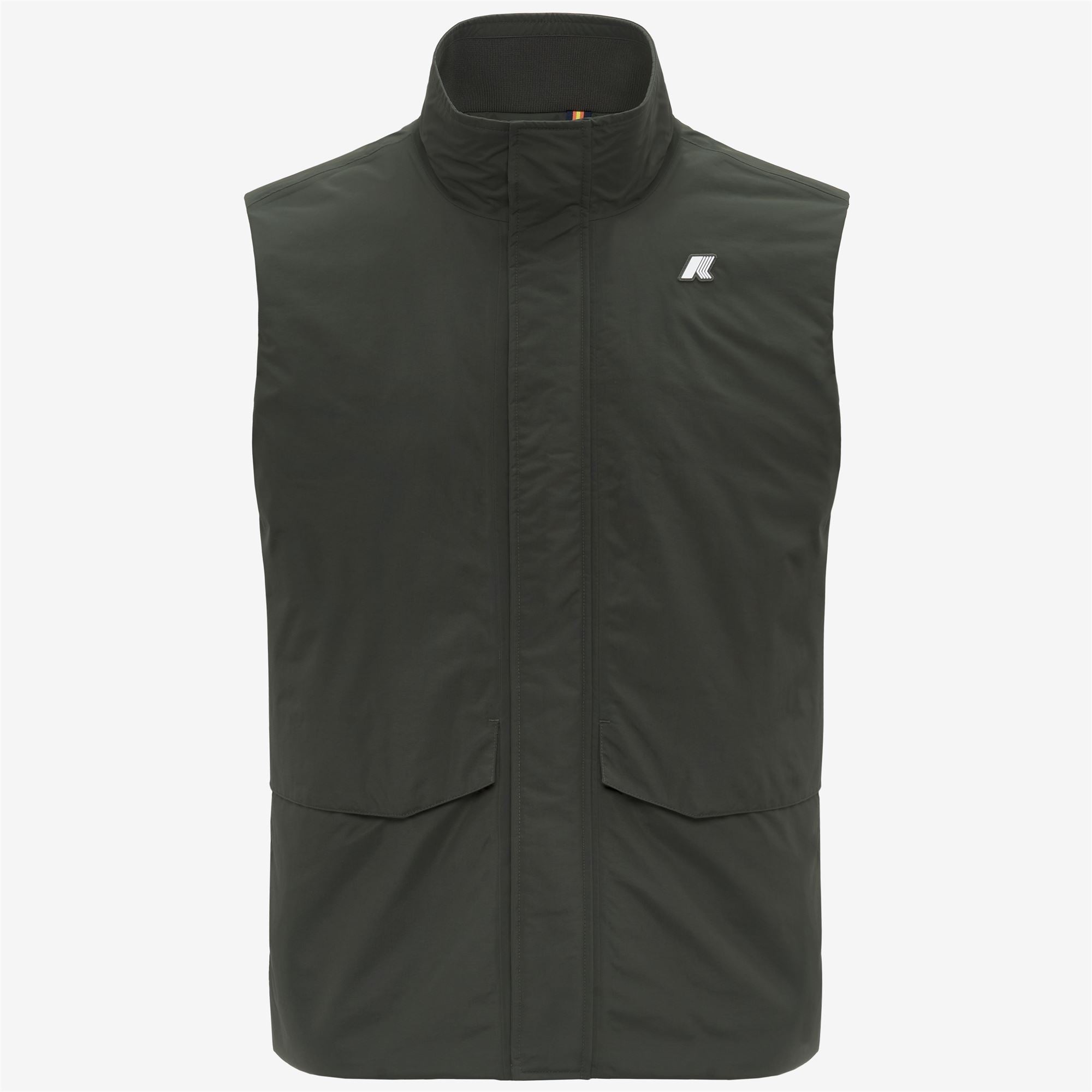 Jackets_MAN_VALEN WARM OTTOMAN_Vest_GREEN BLACKISH - Commercial 1